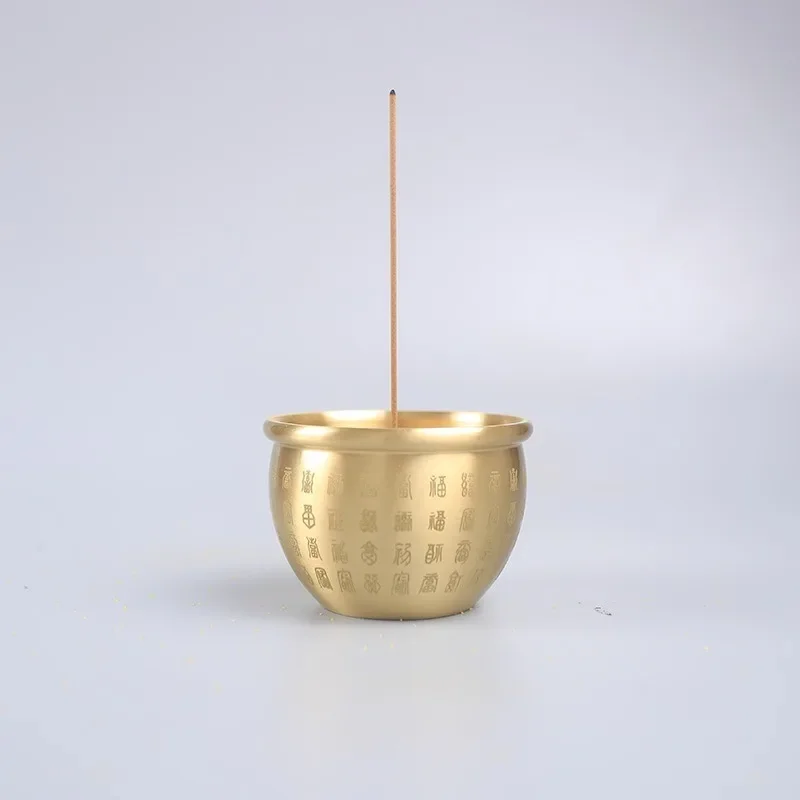 Цилиндр Baifu из чистой меди маленькие украшения офисный креативный держатель для
