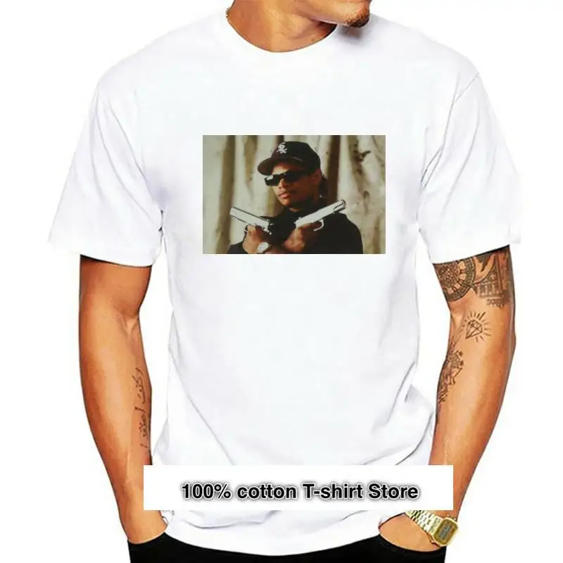 

Camiseta blanca eazy-e для мужчин, высота S-3XL,