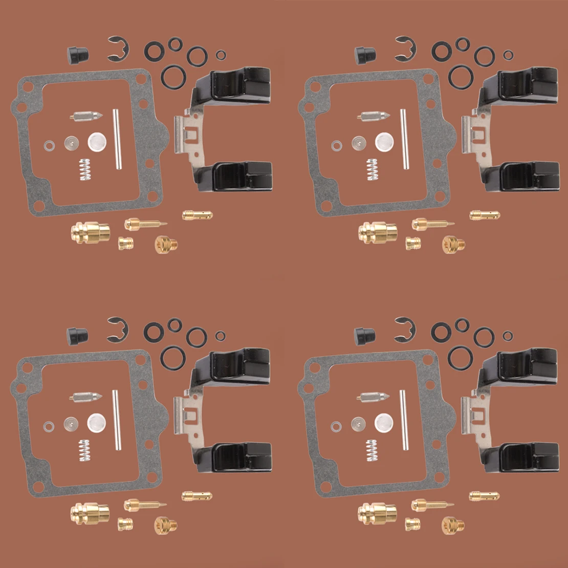 

4 Sets Motorcycle Carburetor Repair Rebuild Kit Float Fit for Suzuki GS750E GS750L GS750T 1982