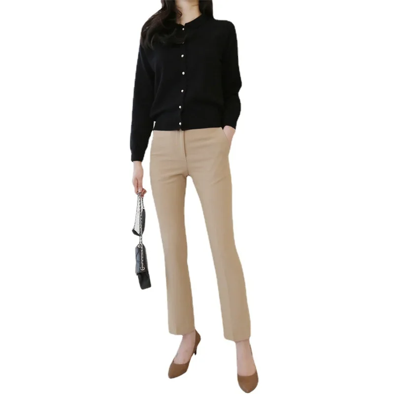 Укороченное хлопковое поло на пуговицах цвет черный