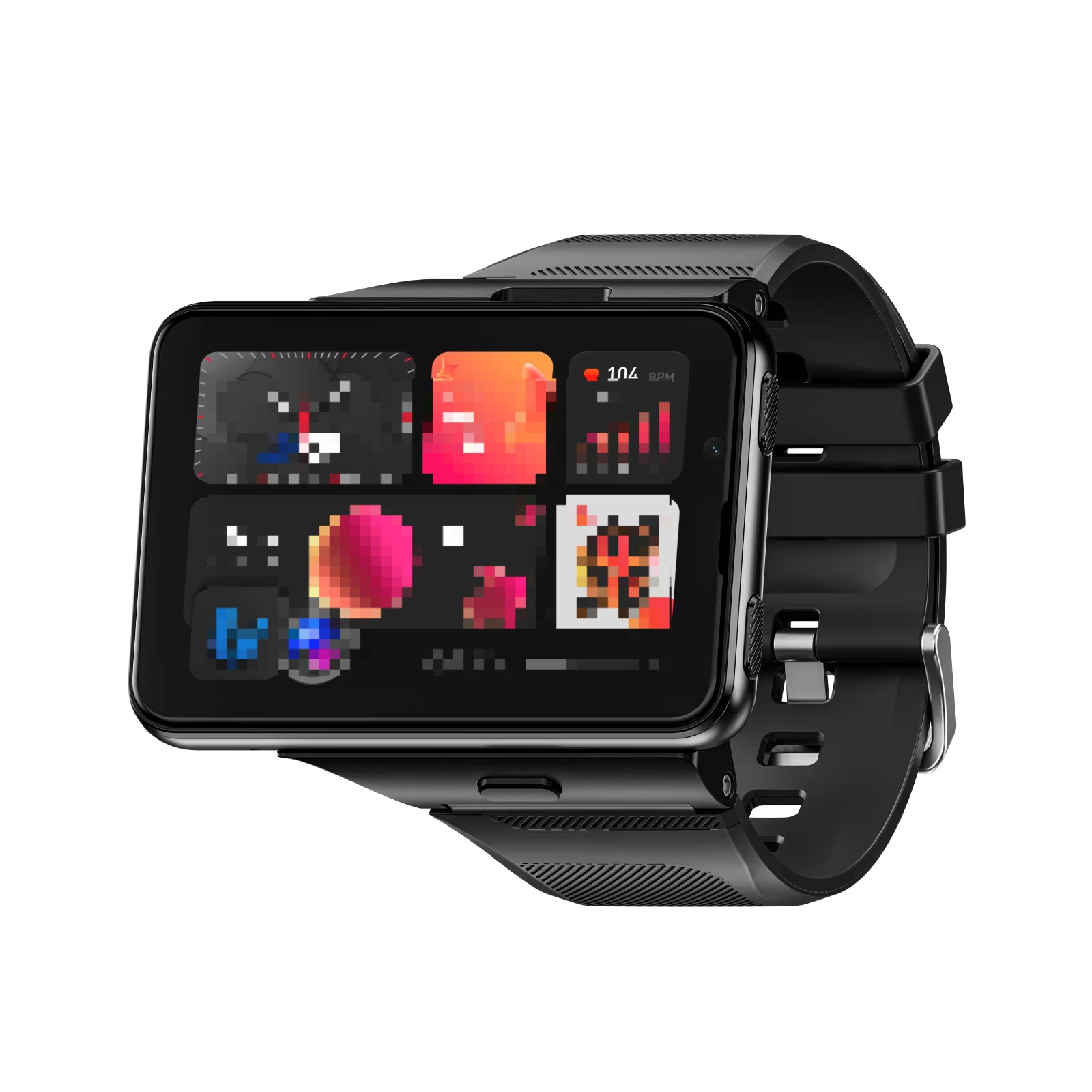 Фото Мужские умные часы Lokmat APPLLP MAX Android, прямоугольные, 2,88 дюйма, 2300 мАч, GPS, 4G, Wi-Fi, с поддержкой SIM-карты №3