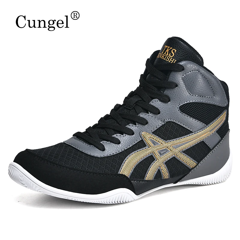 

Men Professional Boxing Wrestling Fighting Weightlifting Shoes Male Comfortable Supporting Training Boxing Fighting Boots