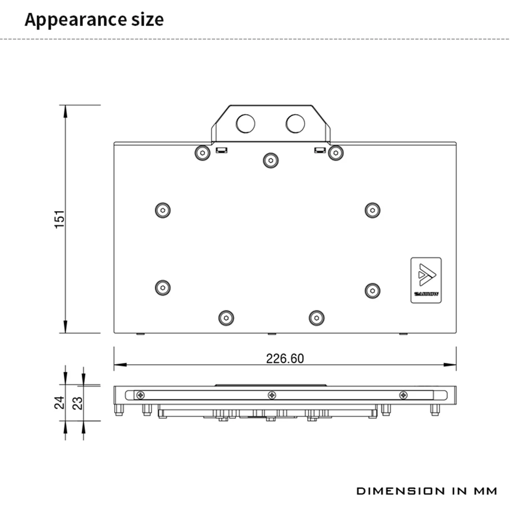 BARROW GPU водяной блок для Gigabyte GeForce RTX 4090 Gaming OC /MASTER графическая карта/медный
