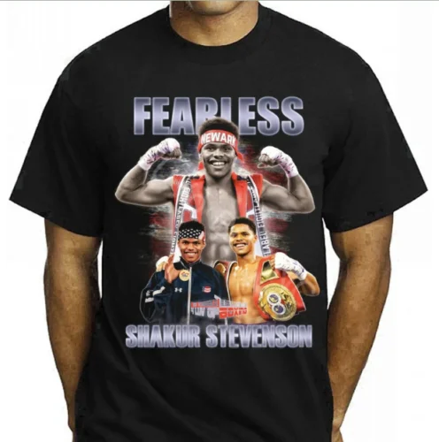 

Shakur Stevenson Fearless T-shirt Stevenson WBC World Champions Shirt