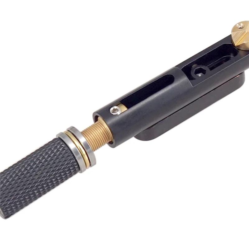 

6Pcs Split Single Branch Headless Fixed Guitar Bridge with Screws for Electric Bridge Guitar Accessories Black