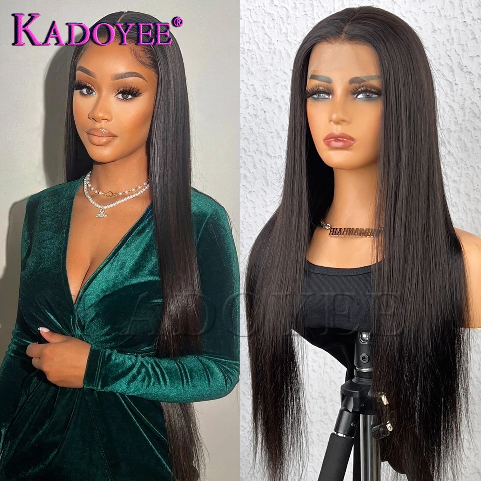 

Бразильские прямые человеческие волосы, парики 13x 4 на сетке спереди для черных женщин, плотность 180%, на сетке спереди, искусственные волосы ...