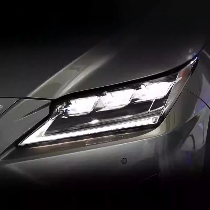 Фото Для Lexus RX RX200T RX300 RX350 RX450 2016 2017 2018, фары в сборе, фары с 3 глазами, светодиодные дневные ходовые указатели поворота №5