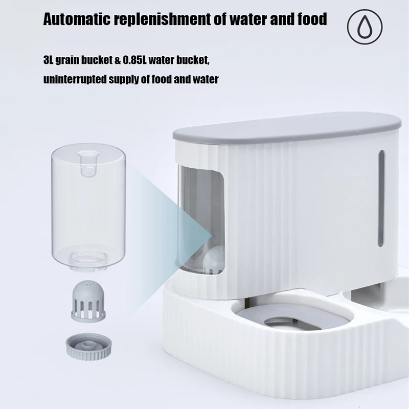 3 л миска для домашних животных корм кошек автоматическая кормушка собак с