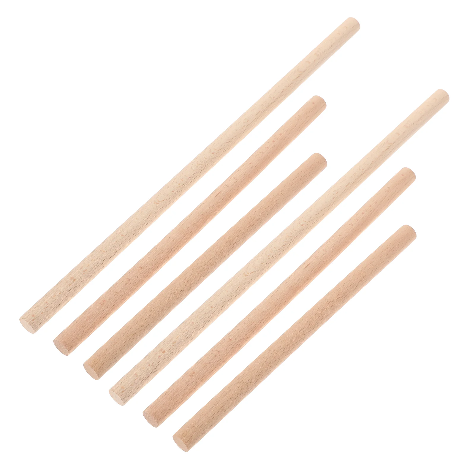 

6 Pcs Macrame Dowel Sticks Tapesty Wedding Sticks Doitool Knitting Tools Tapestry Wooden Knitting Sticks
