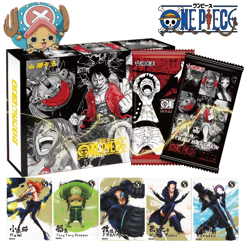 

New One Piece Card Box Luffy Boa Hancock Zoro Sanji Shanks Sabo Robin Anime Cartoon Rare EX UTA XXX GPR Collection Gift For Kids