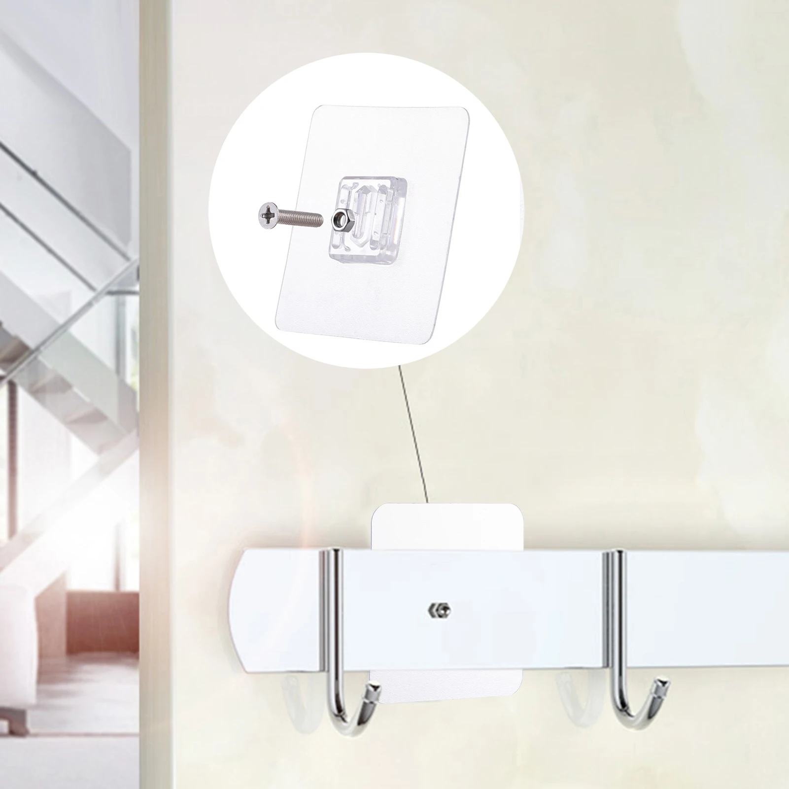 

10 шт., клейкие крючки для стен, 7 х7 см