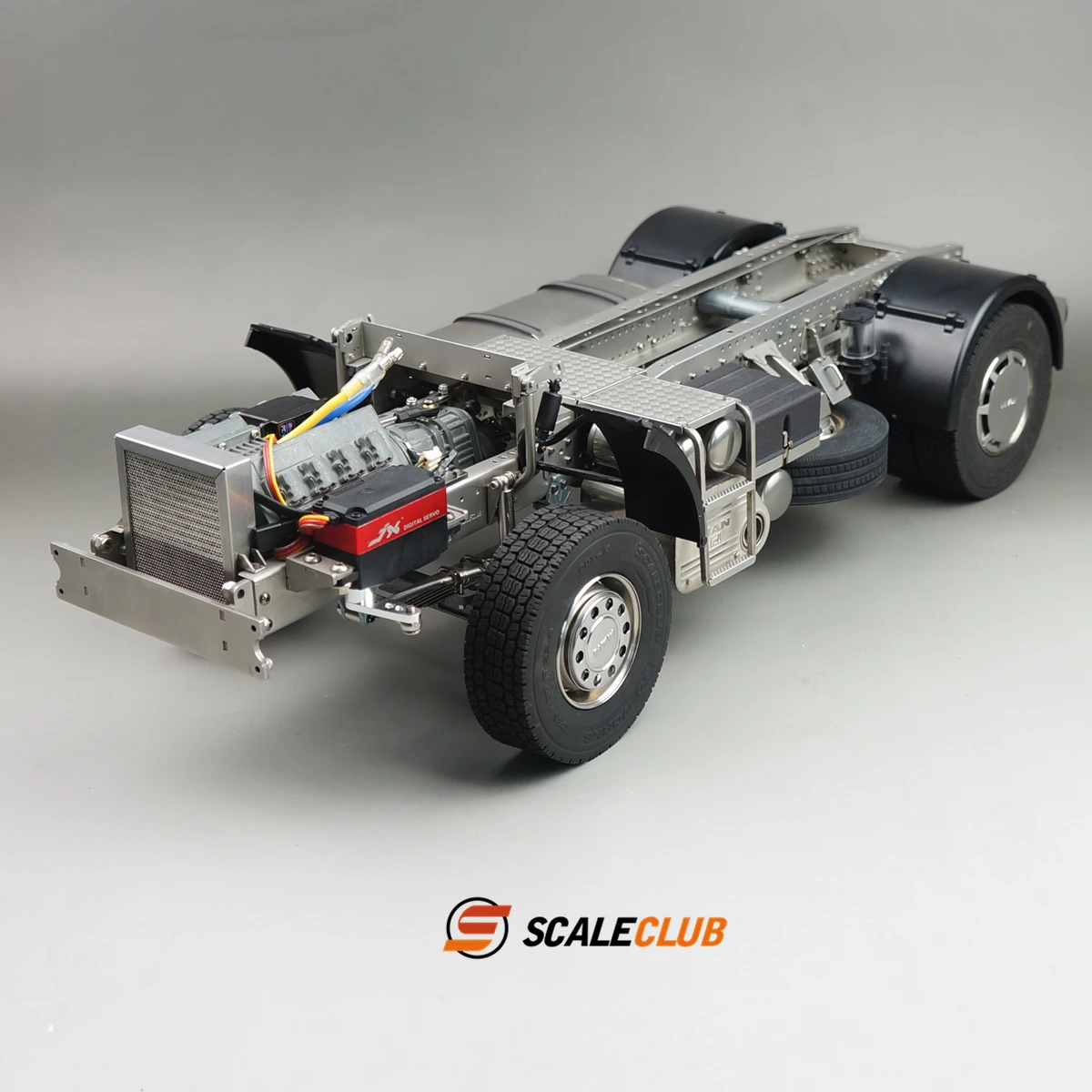 Scaleclub 1/14 Грузовик-трактор для F2000 4X2 Металлическое шасси автомобиля Tamiya Scania 770S MAN