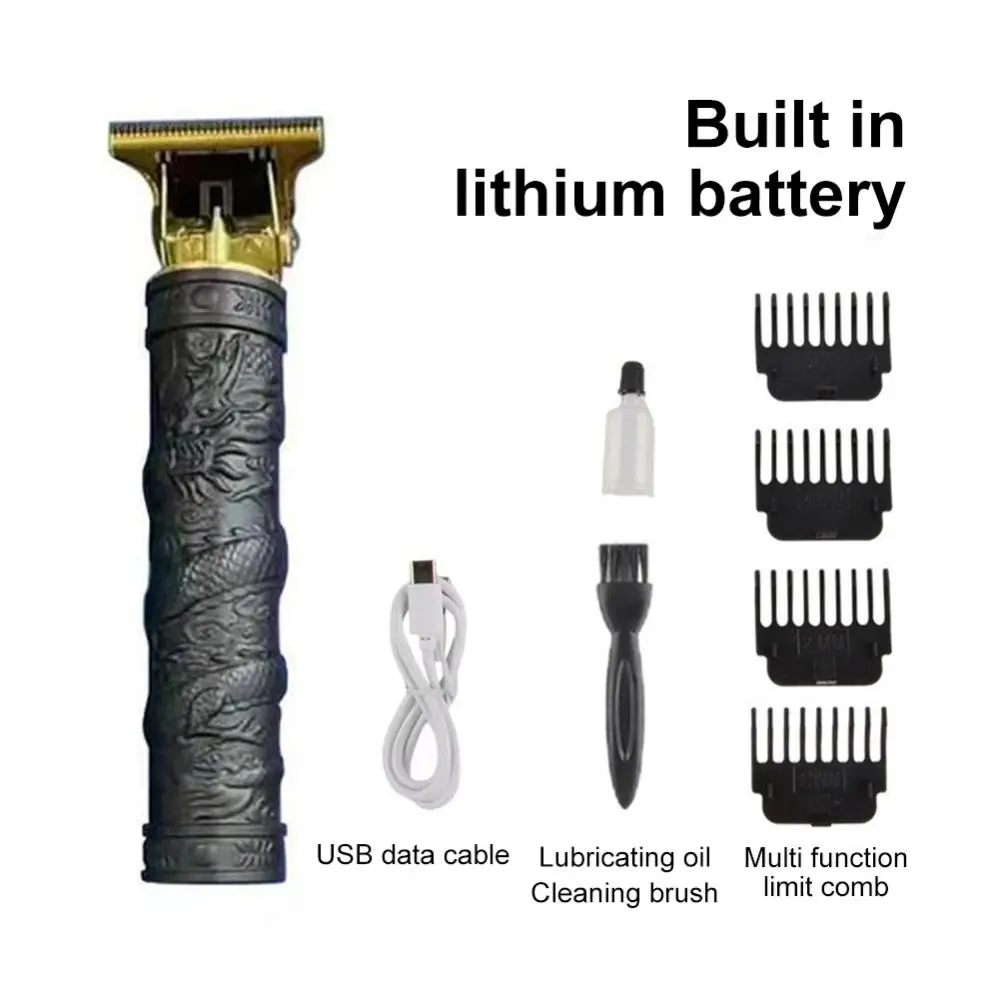 

Электрический триммер для бороды T9, профессиональная перезаряжаемая Бритва для стрижки волос, Мужская бритва, триммер, бритва