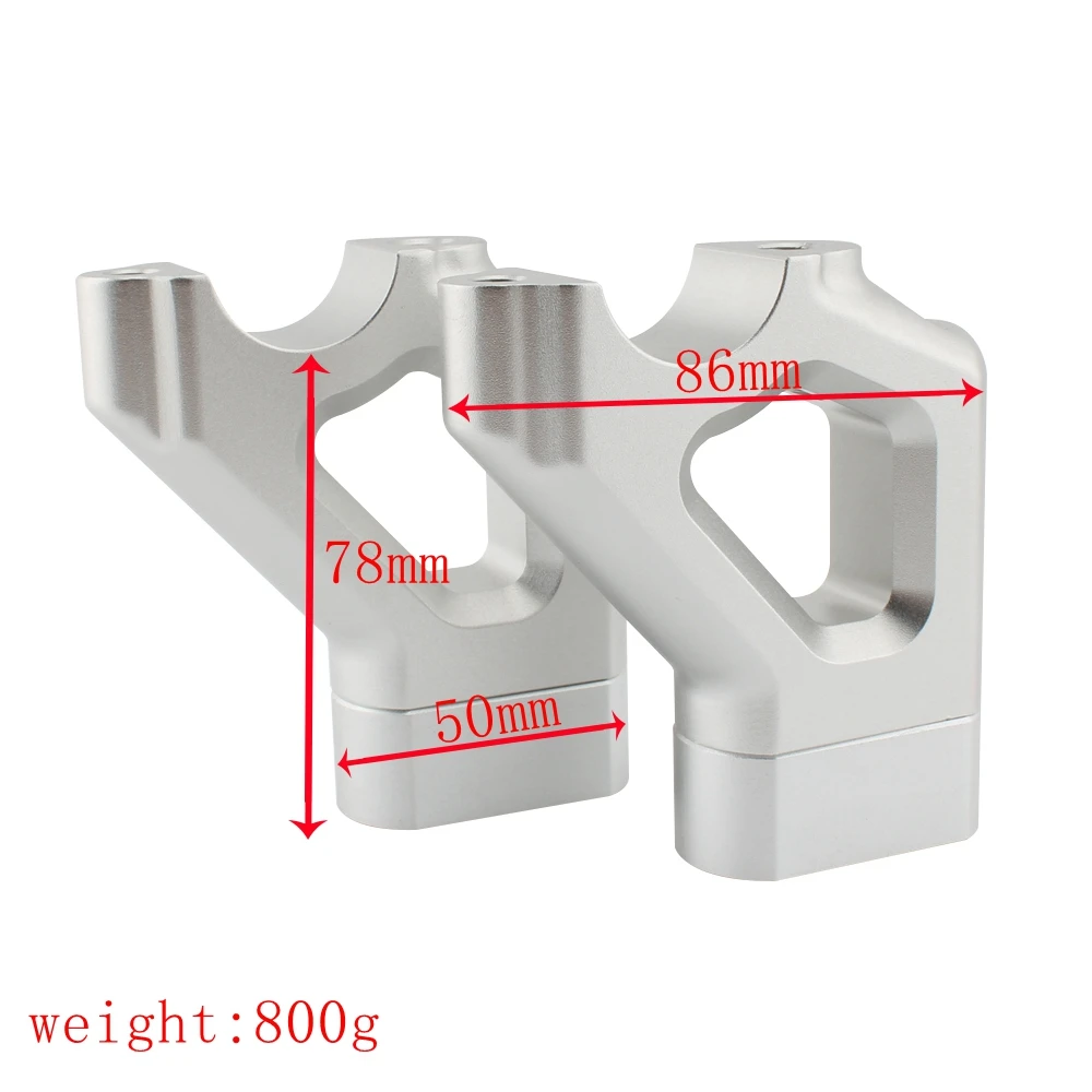 

Новый зажим для руля для Triumph Tiger 800 900 Explorer 2012 XR 2020-, высота 12-32 мм, хромированные алюминиевые аксессуары moto