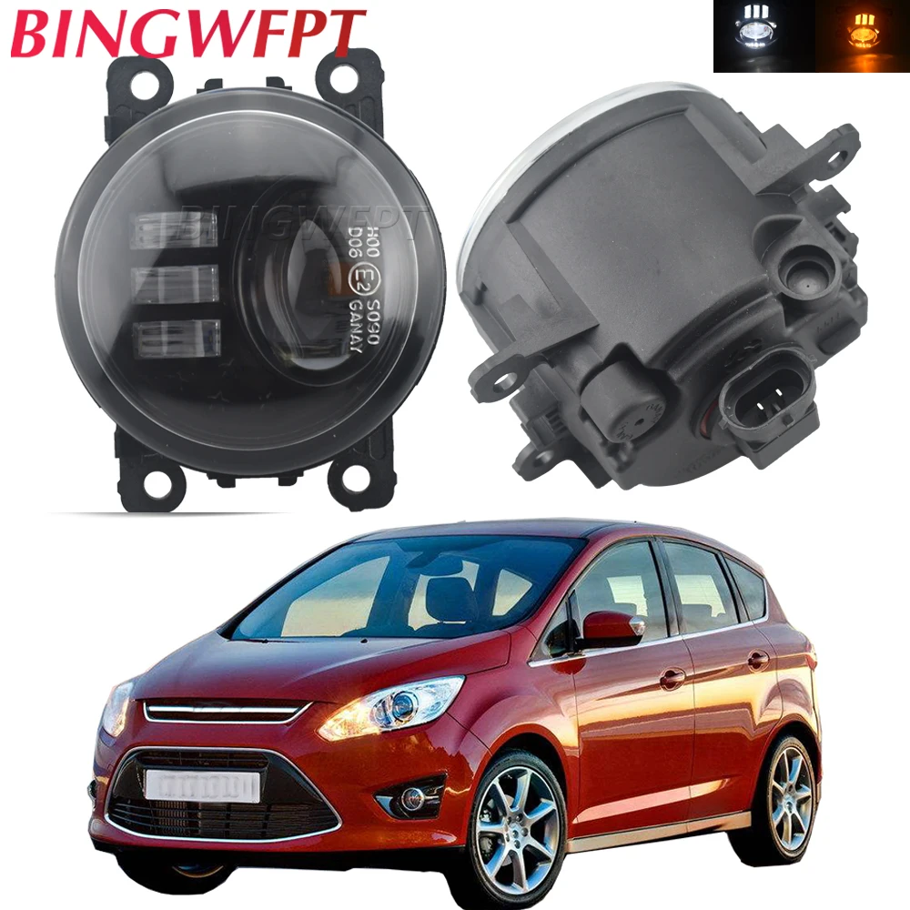 

Противотуманные фары, светодиодные противотуманные светильник для FORD Focus 2 3 Focus MK2 MK3 Fusion Fiesta Tourneo Transit C-Max 2001-2015, противотуманные фары, светиль...