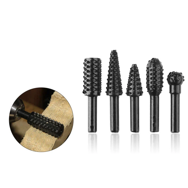 

5PCS/Set 1/4'' Shank DIY Drill Bit Set Carpentry Cutting Tools For General Building & Engineering Power Tools