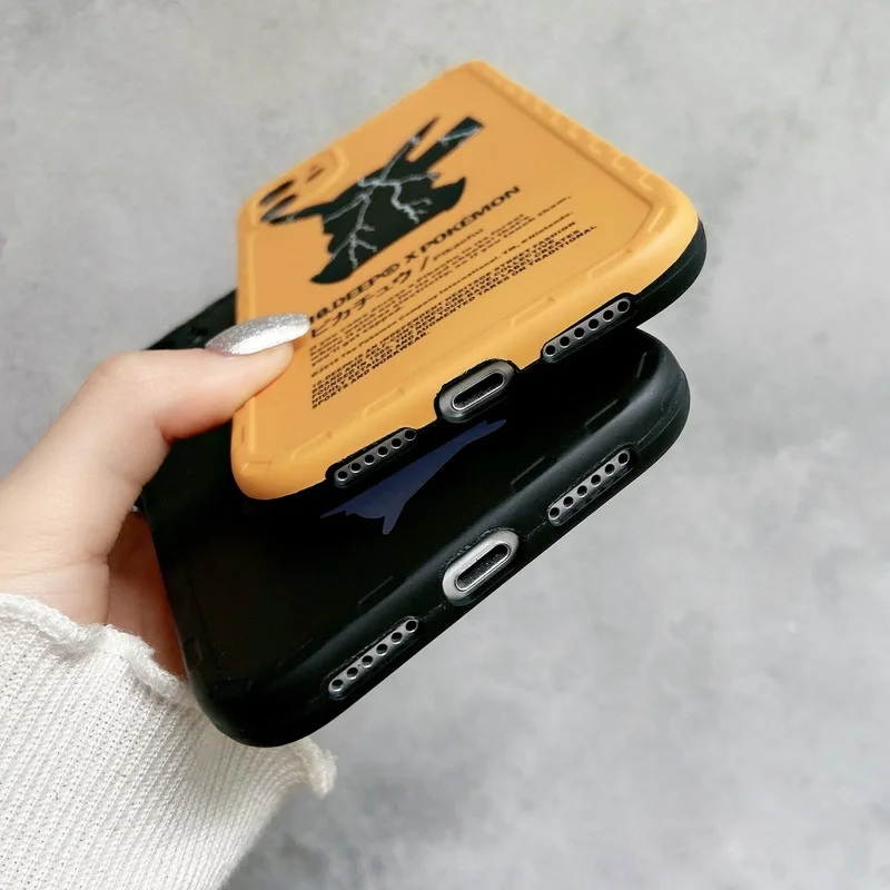 Чехол с изображением покемона Пикачу для IPhone13 12 11 Promax Couple милый аниме X Xsmax