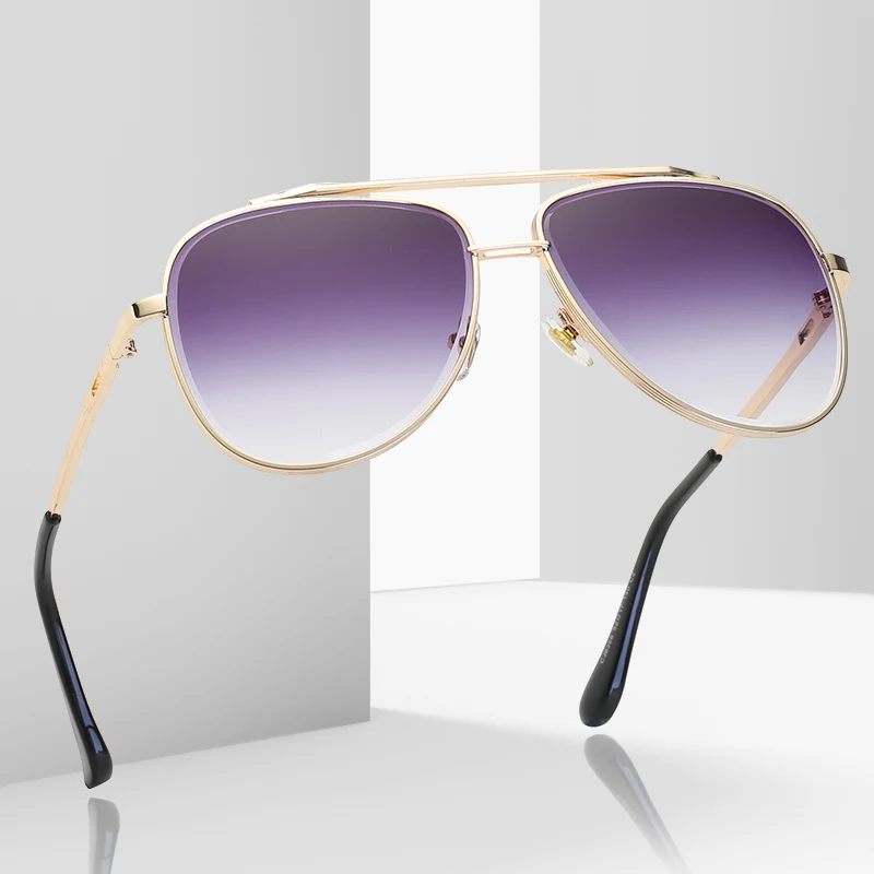 

New Sunglasses Classic Large Frame Sunglasses Men's Sunglasses Metal Frame Sunglasses