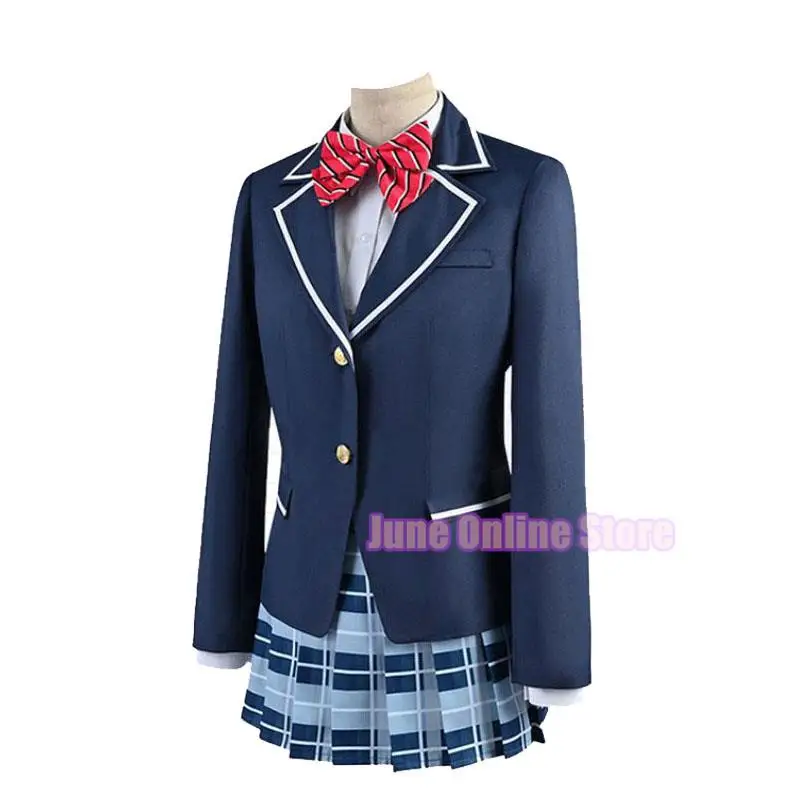 

Wonderlands X Showtime Kusanagi Nene Cosplay Costume Wig Project Sekai Colorful Stage Kamiyama High School Uniform Skirt Clothes