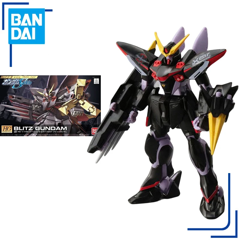 

Bandai Original GUNDAM HG SEED Series BLITZ GUNDAM 1/144 Anime Action Figure Assembly Model Toys Model Ornaments Gifts Children