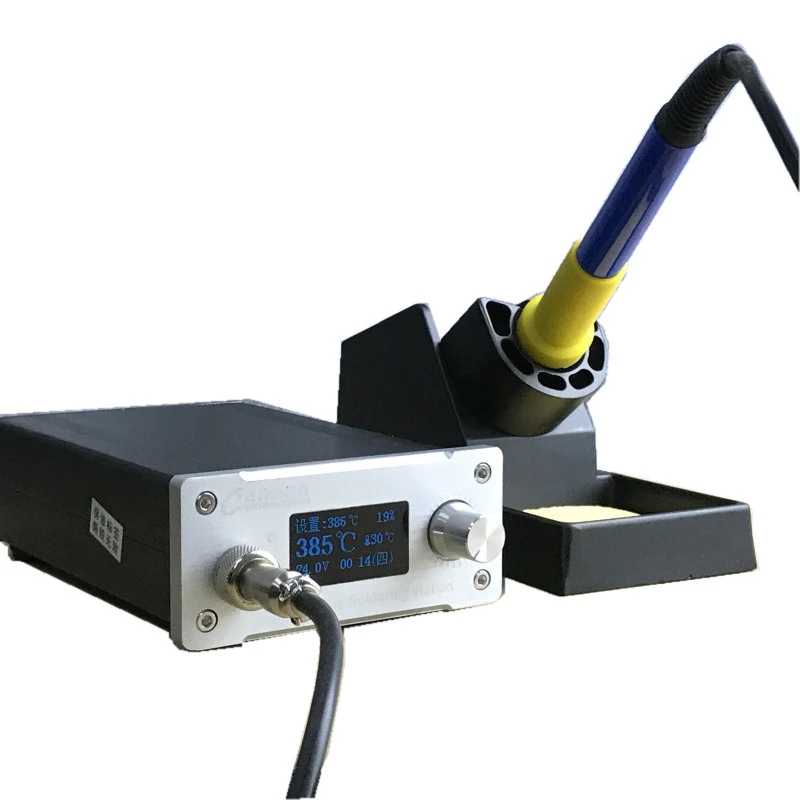 

T12 12-24v Adjustable Temperature Multifunctional Welding Station OLED Digital Display CNC Aluminum Alloy Welding Repair Tool