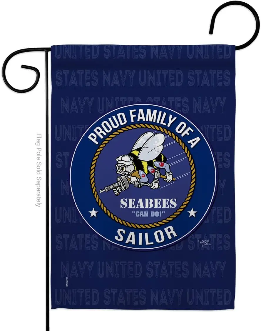 Декор для бриза гордый семейный матросский садовый флаг вооруженные силы