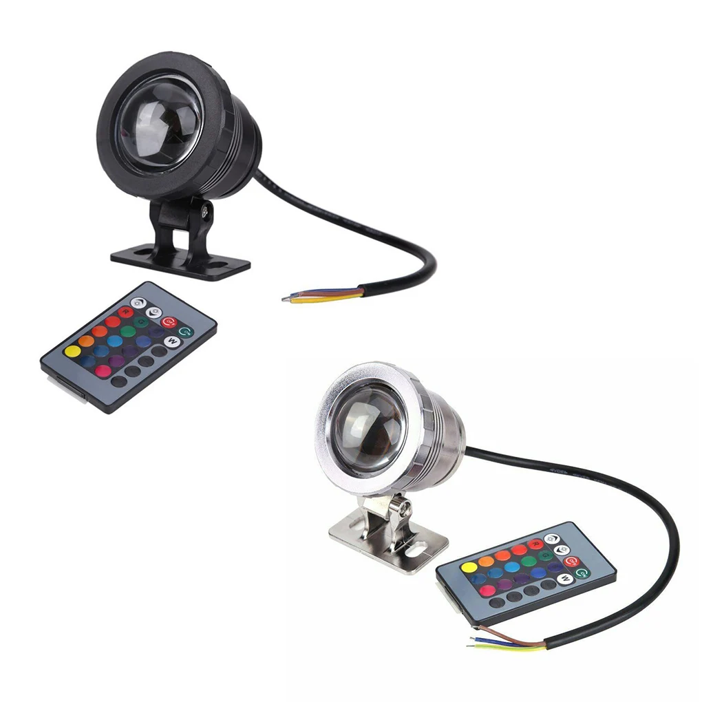 

Светодиодный прожектор для пруда, подводный погружной Точечный светильник, фонтан RGB, водонепроницаемый фонарь для сада, нарусветильник ос...