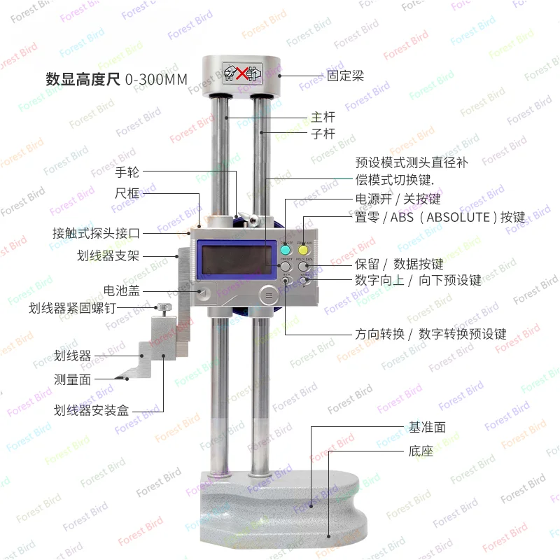 Оригинальный цифровой высотомер 192-663-10 двойная колонка с калибровочной линией H