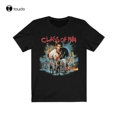 

Class Of 1984 Horror Movie Black Cotton T-Shirt All Size S To 4Xl Tee Shirt Custom Aldult Teen Unisex Digital Printing Tee Shirt