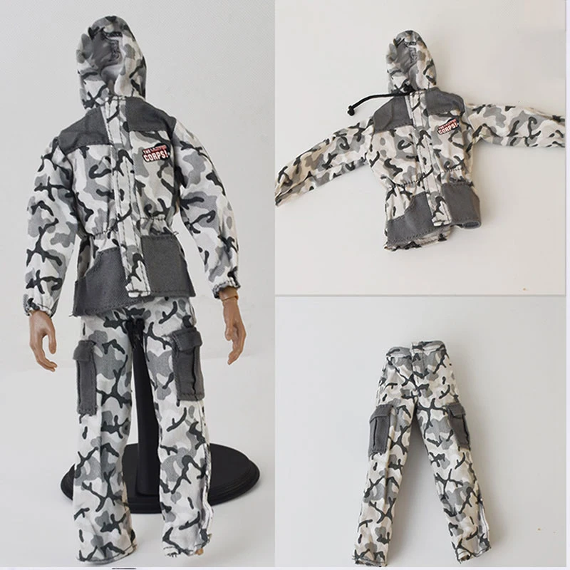 

Мужская камуфляжная боевая униформа с капюшоном, 12 дюймов