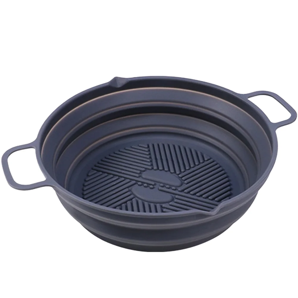 

Basket Portable Roasting Silicone Tray Air Fryer Basket Air Fryer Tray For Oven Air Fryer Silicone Basket for Restaurant