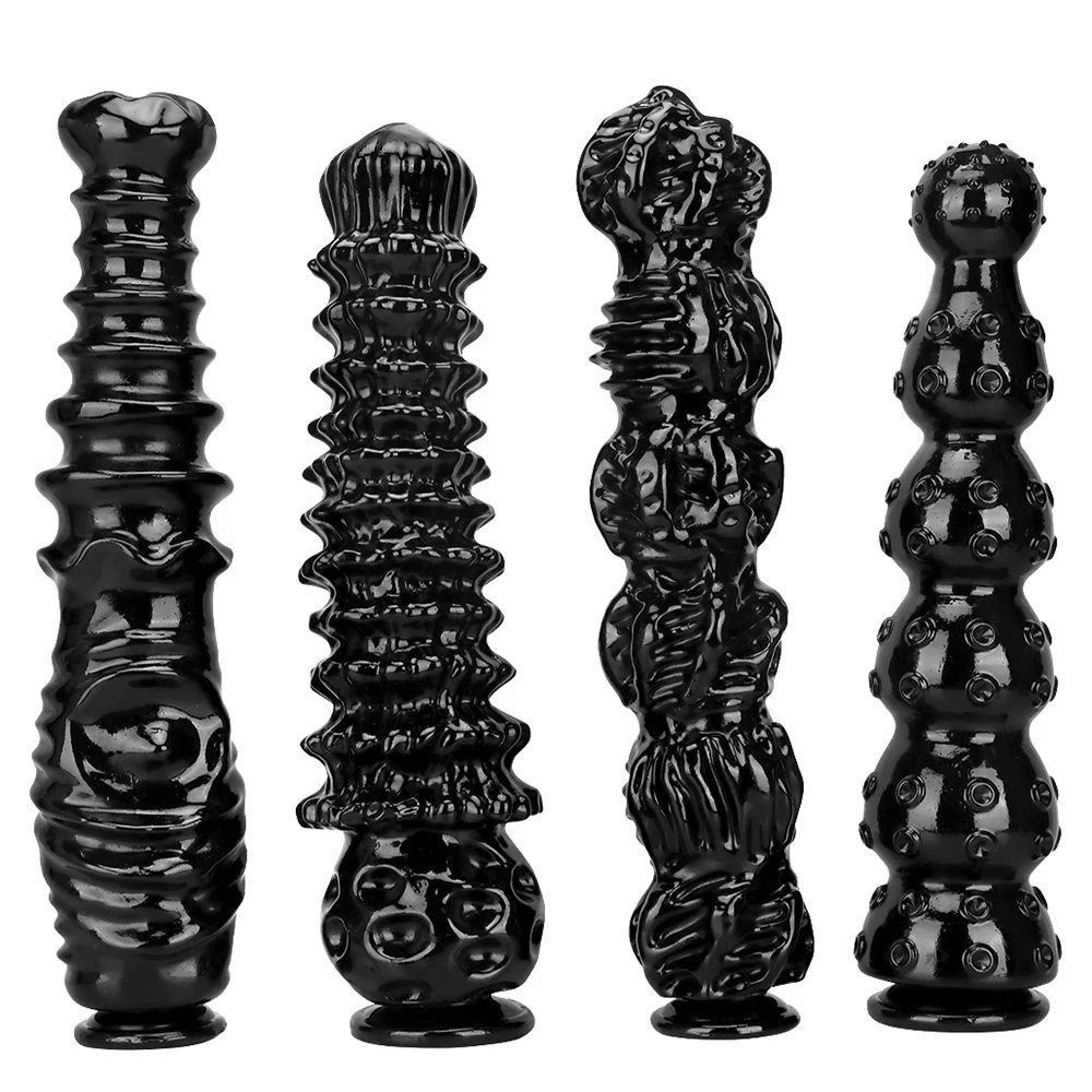 Огромная Анальная пробка большая фаллоимитатор сильная присоска массажер