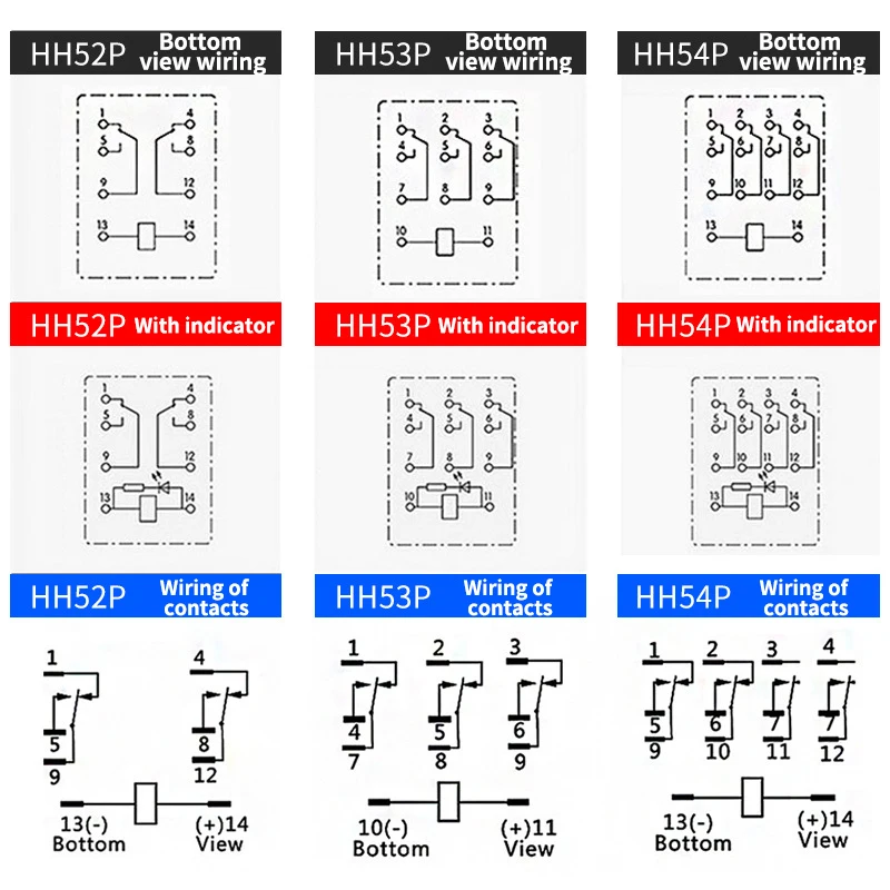 1 шт. Микро Мини реле HH53P MY3NJ MY3 11-Pin DC12V24V AC220V380V катушка общего назначения
