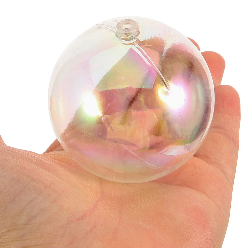 10 шт. рождественский декоративный шар подвесной кулон мини-прозрачный орнамент