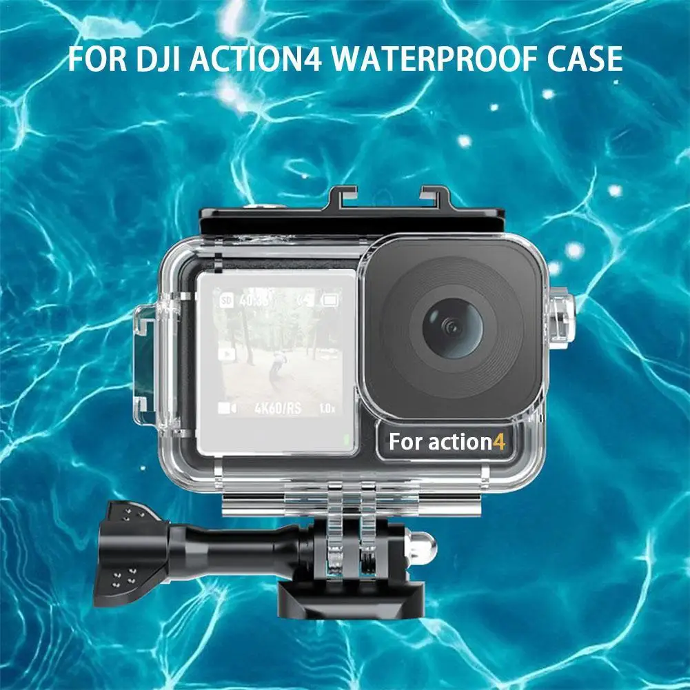 

New Underwater 40M Waterproof Case Diving Housing Protective Shell for dji OSMO Action 4 Camera Accessories Diving Cover Mount