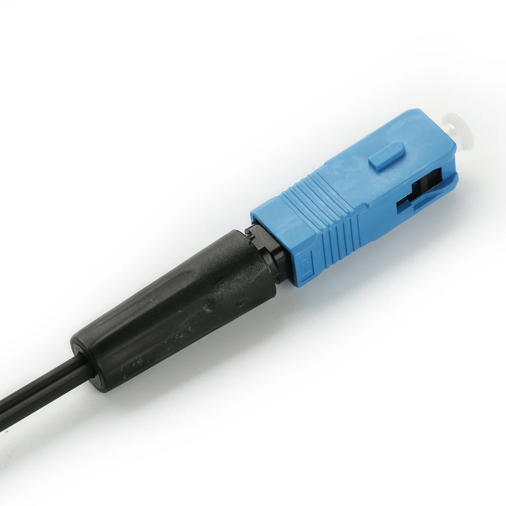 OPTFOCUS 50 PCS Kits Single Mode Optical Fibra Connecter For Fiber Optic Cable SC APC UPC Fiber Fast Connector Rapid Connectors