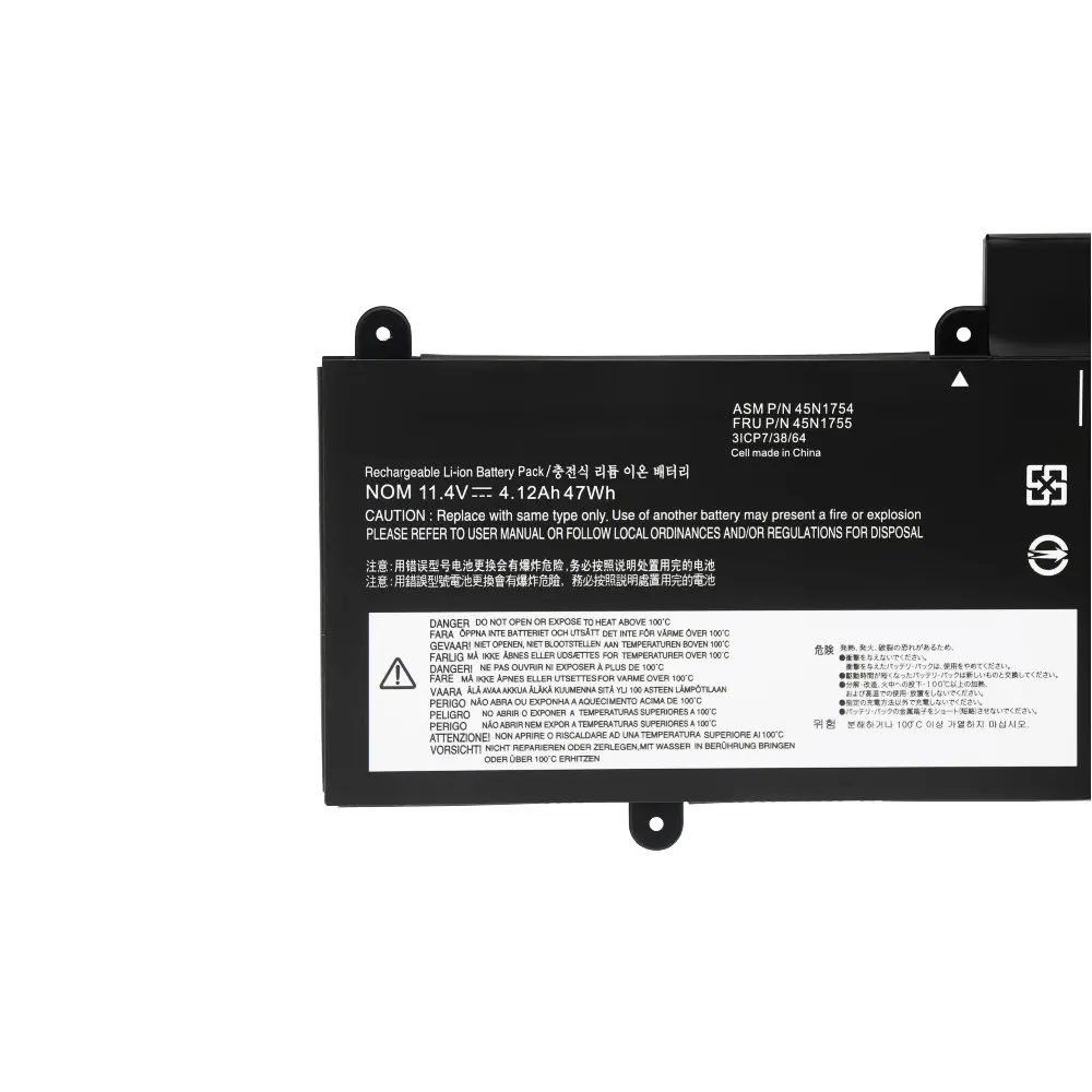 Новый аккумулятор для ноутбука 11 4 В 47WH 45N1754 45N1755 Lenovo ThinkPad E450 E450C E460 E460C E455 E465 E465C 45N1753