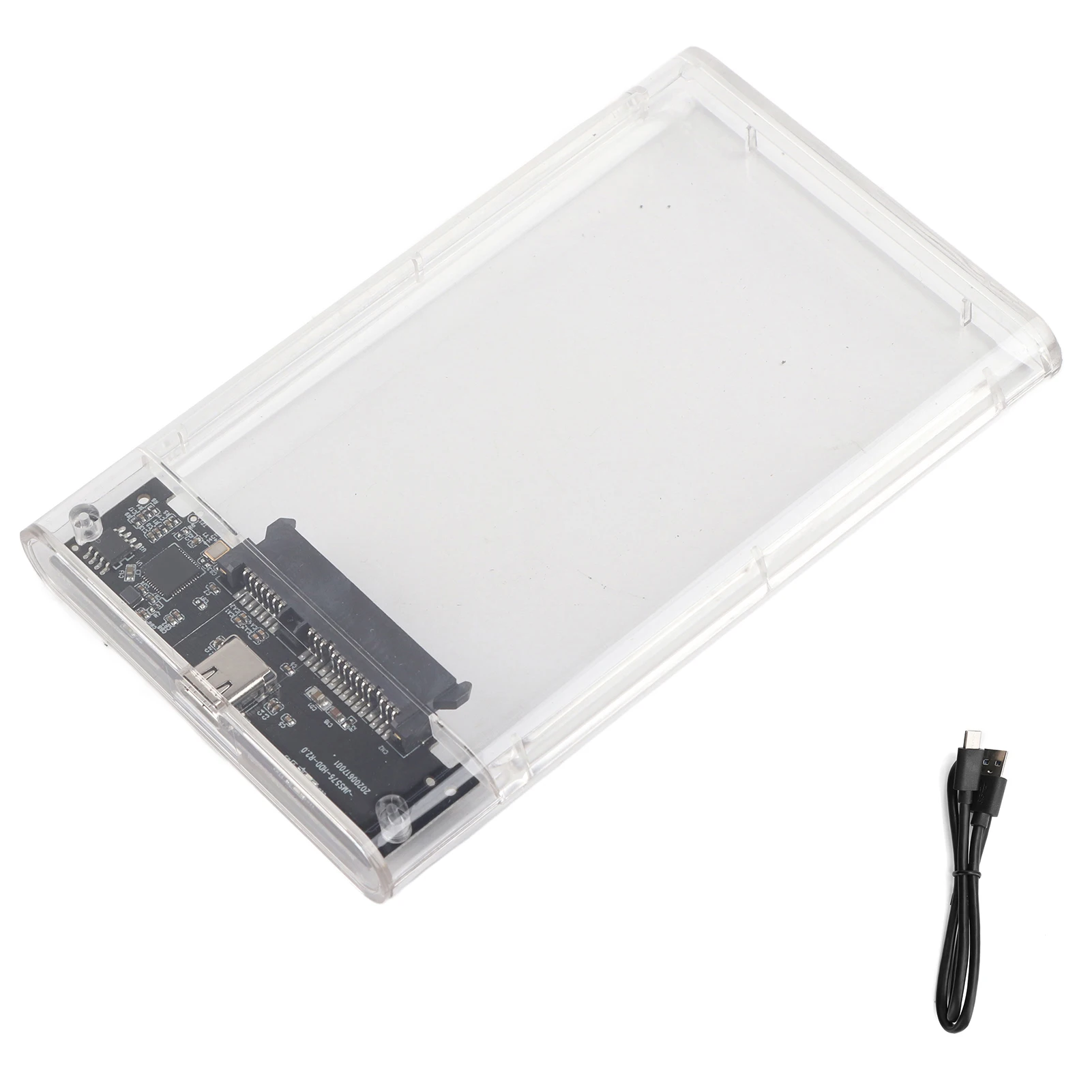 

Mobile Hard Disk Box Type-C 2.5in Serial Port Transparent SSD HDD Mechanical Enclosure