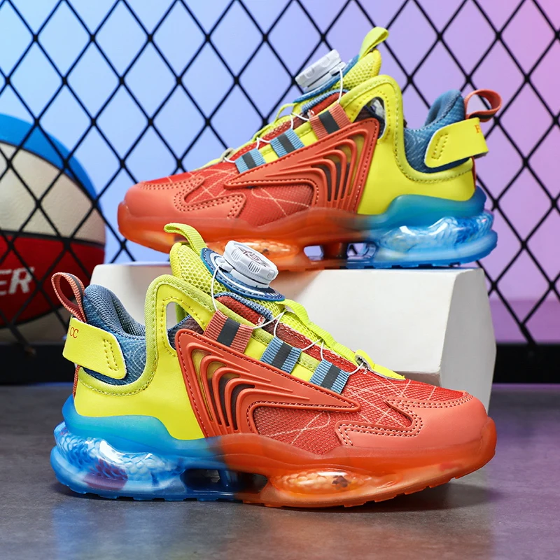 

Children Basketball Shoes Boy Sneaker Luxury Brand Breathable Comfortable Kids Tennis Sneaker School Sports Shoes for Boy 2023