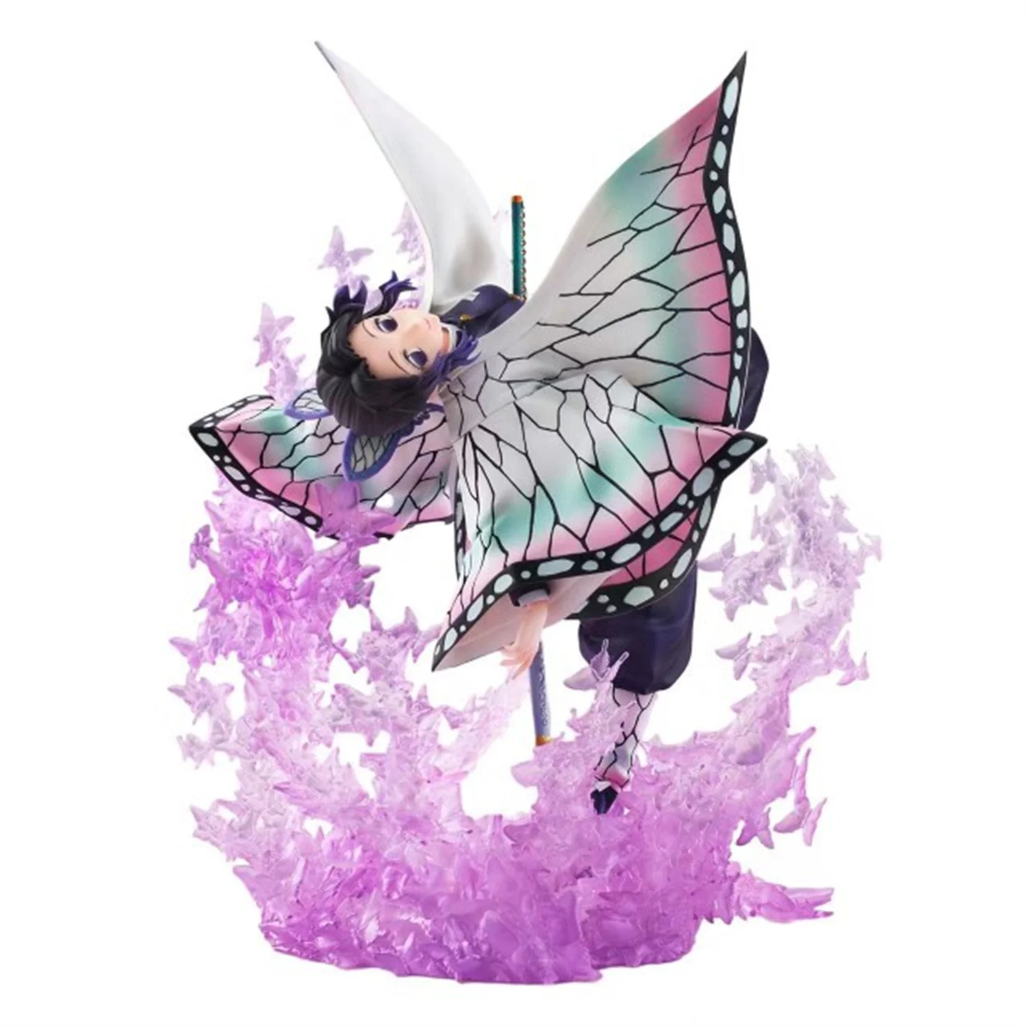 

20cm Demon Slayer Kochou Shinobu Kimetsu no Yaiba PVC Action Figure Toy Collection Model Doll Adult Kids Toys Doll Gifts