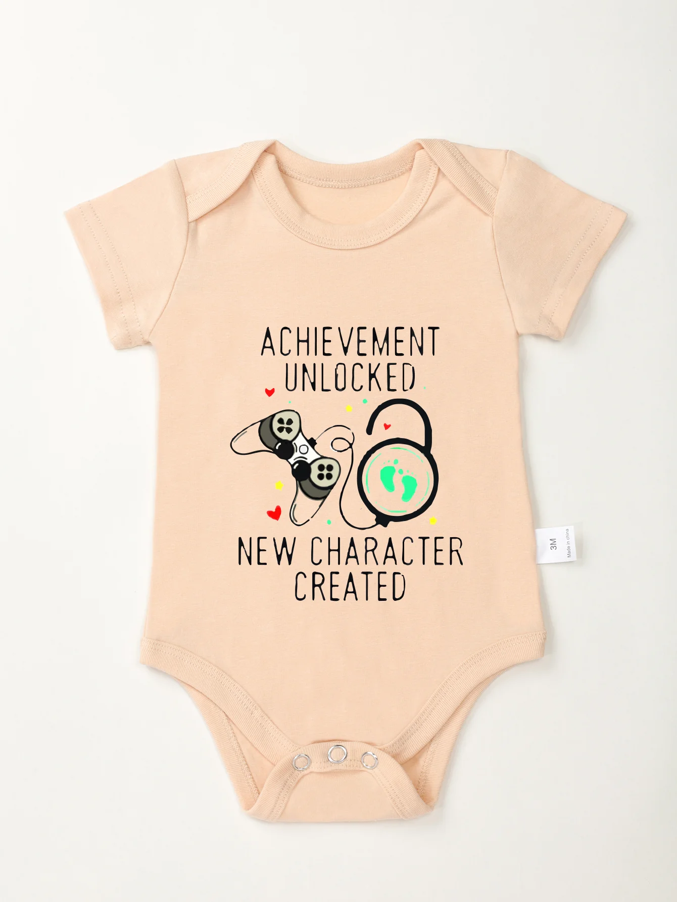 Комбинезон для новорожденных с коротким рукавом разблокированный