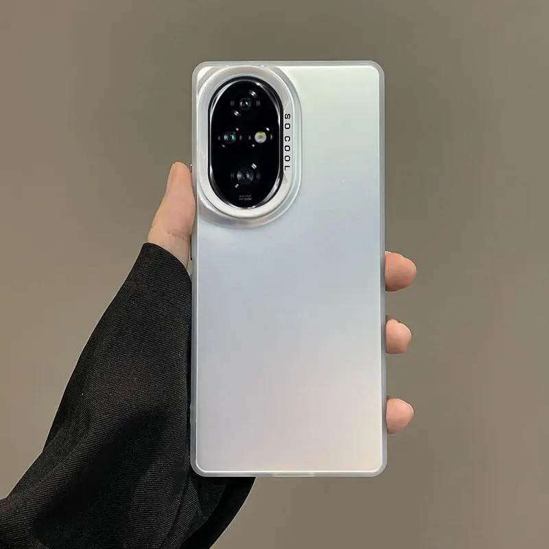 Чехол для Huawei Honor 200 Pro 5G задняя крышка мягкий imd матовый противоударный защитный