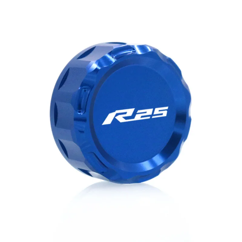For YAMAHA YZF-R3 YZF-R25 YZF R3 R25 YZFR3  Motorcycle Accessories CNC Aluminum Brake Reservoir Fluid Tank Cover Oil Cup Cap