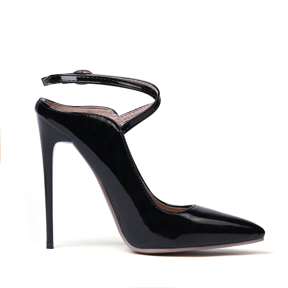 Совершенно новые летние пикантные абрикосовые черные женские туфли-лодочки на