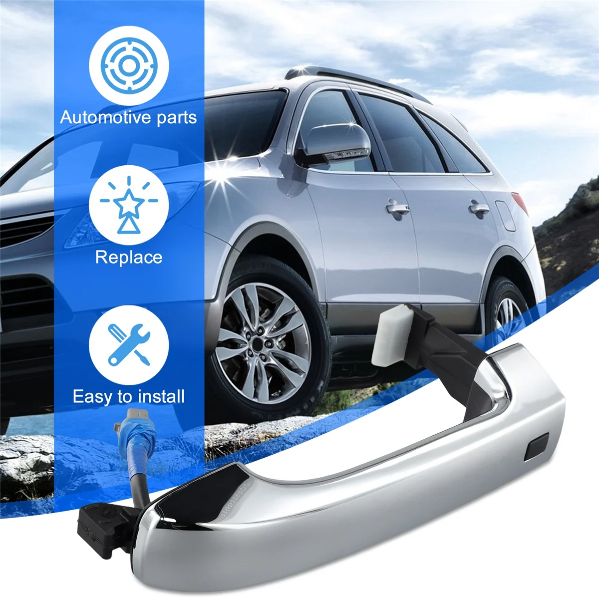 826513 JD00 Автомобильная передняя наружная ручка двери для Hyundai Veracruz Ix55 2006 2009 J210