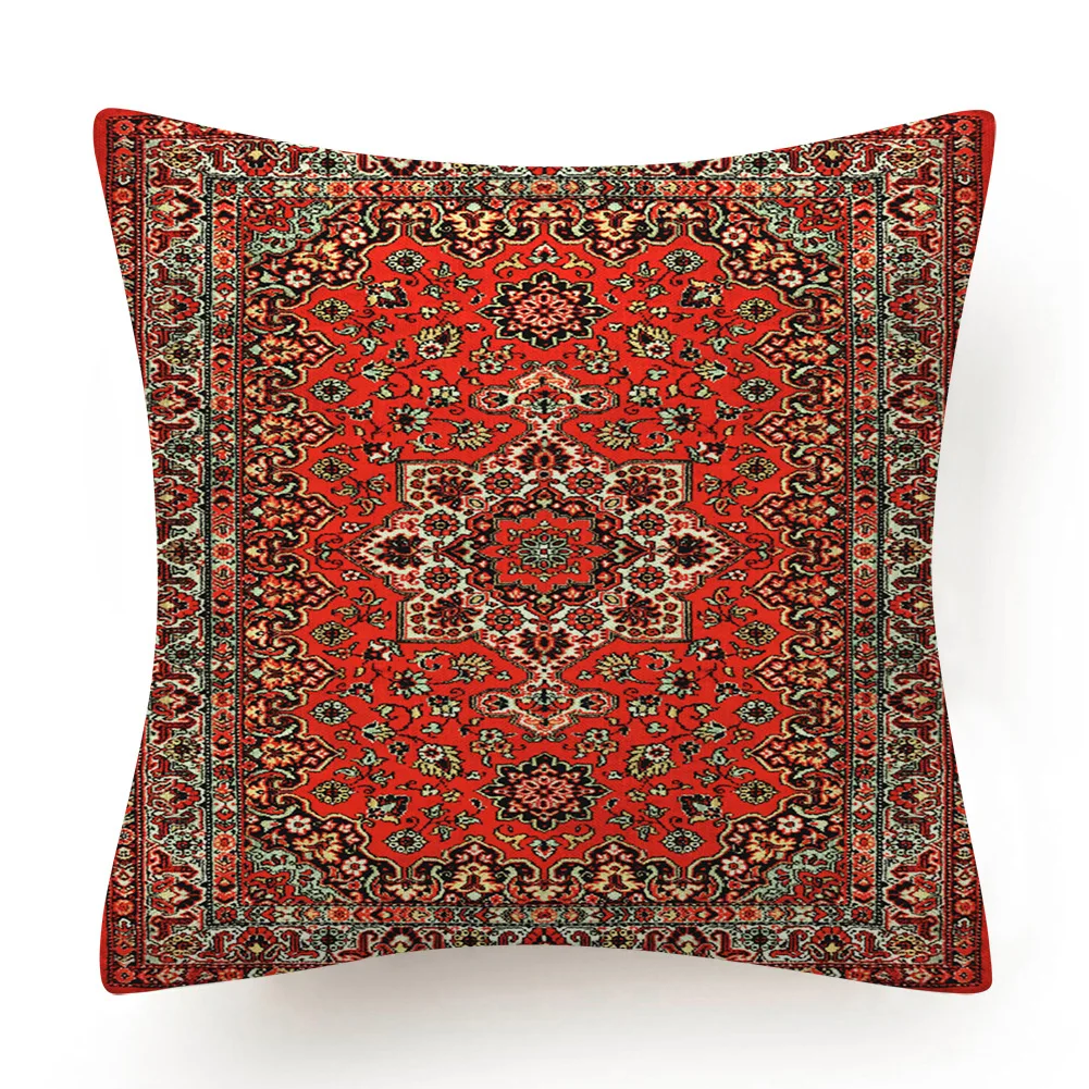 

Льняные наволочки с геометрическим принтом 45x45 см