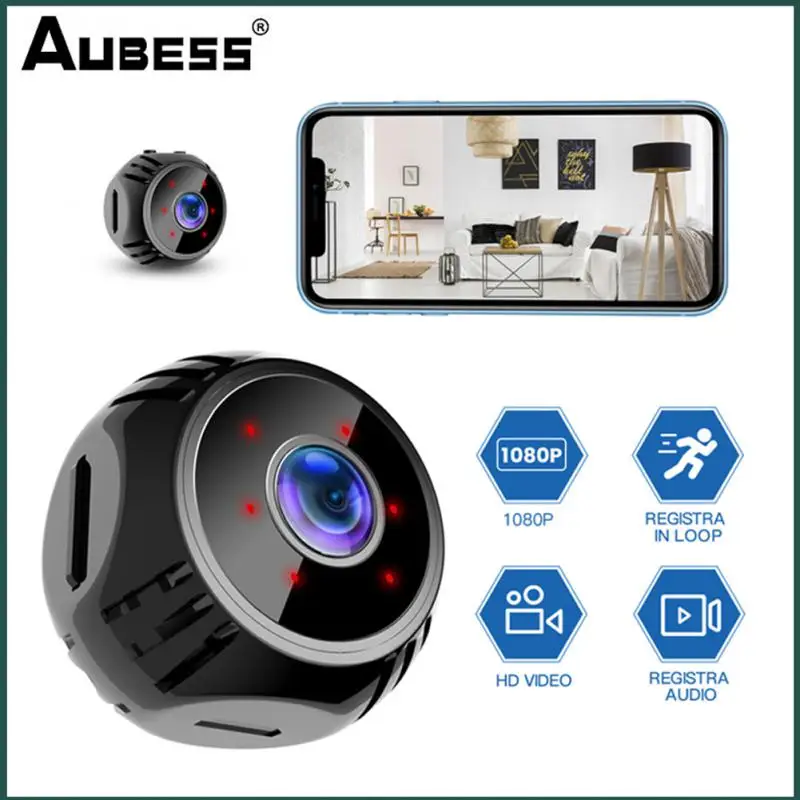 

1080P Mini Camera Surveillance Security WIFI Night Vision Waterproof Video Recorder Outdoor Digital Web Control Motion Sensor W8