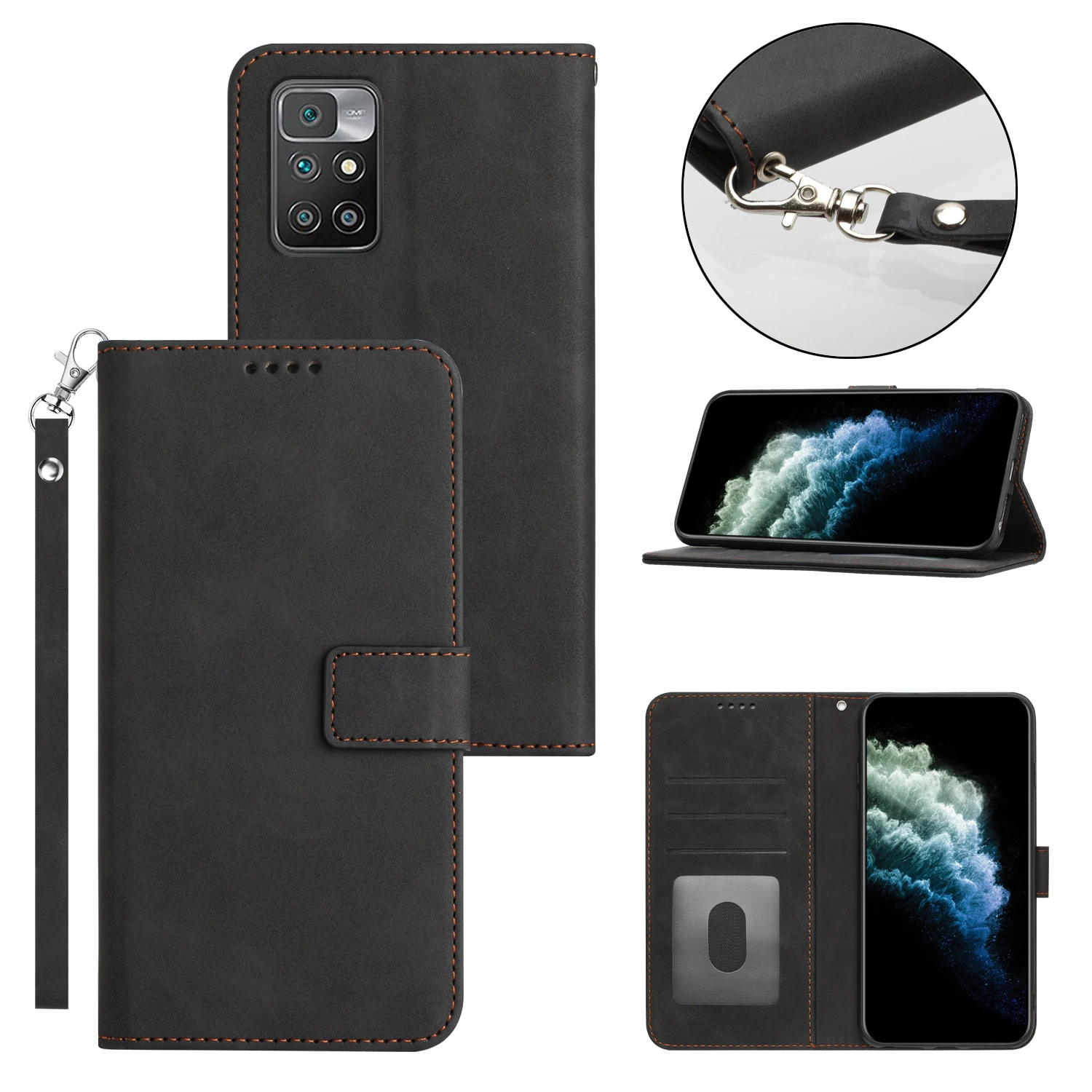 

Flip Leather Case for Xiaomi 12T 11T Poco C40 X4 M4 Pro X3 NFC F4 F3 Flip Cover Redmi A1 10 10C 9 9A 9C 9T 10A Note 11 10 9 Pro