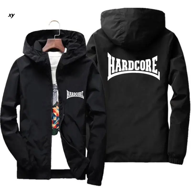 

Thunderdome Hardcore Jacket Windbreaker Pilot Coat Men's Zipper Bomber Jackets Waterproof Coat Quick Drying Sport Outwear 6XL