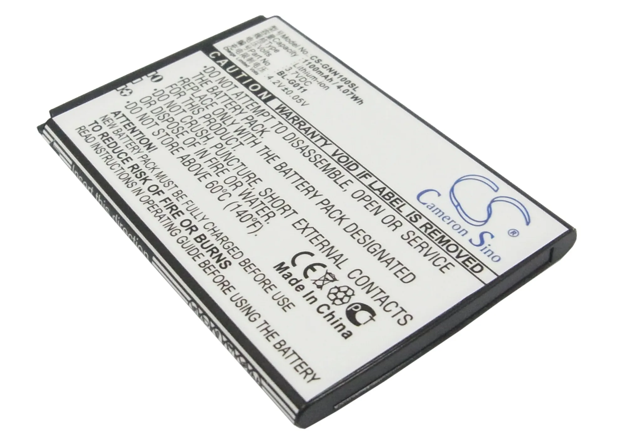 

Cameron Sino Mobile SmartPhone Replacement Li-ion Battery 1100mAh For Fly IQ235 Free Tools